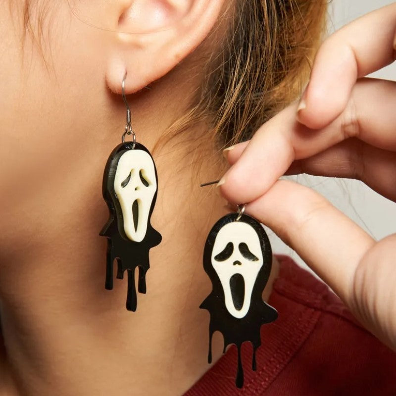 Halloween | Øreringe "Spøgelset fra Scream" | Vanero