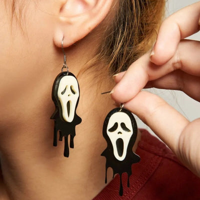 Halloween | Øreringe "Spøgelset fra Scream" | Vanero