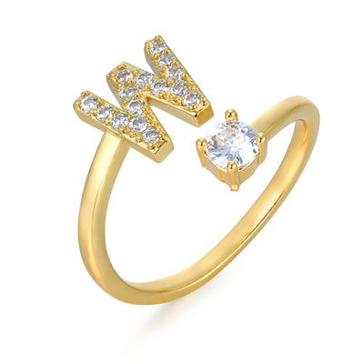 Bogstav Ring | Elegant & Unik Smykke | Vanero