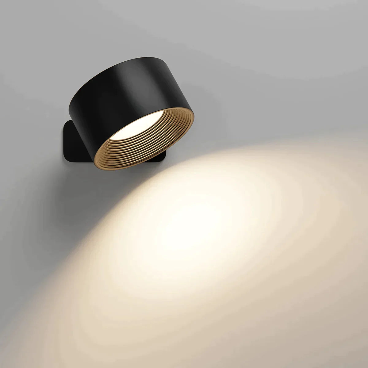 Væglampe | Genopladelig LED Belysning | Magnetisk Justerbart Design Indendørs Brug | Vanero