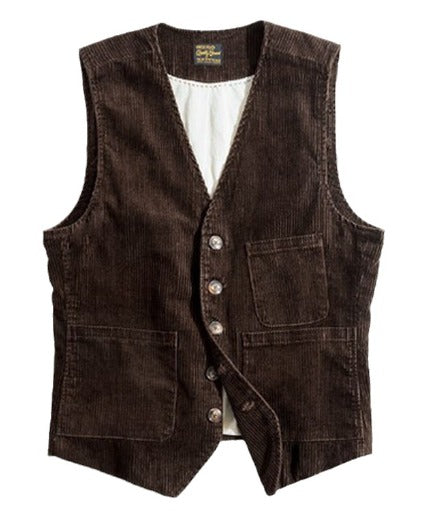 Lumin l Vintage Manchester Vest med Slag til Mænd l Vanero