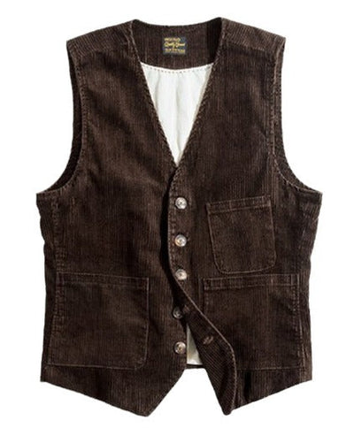 Lumin l Vintage Manchester Vest med Slag til Mænd l Vanero
