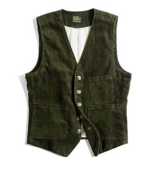 Lumin l Vintage Manchester Vest med Slag til Mænd l Vanero