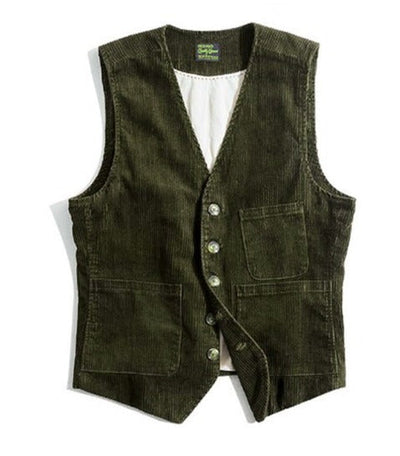 Lumin l Vintage Manchester Vest med Slag til Mænd l Vanero