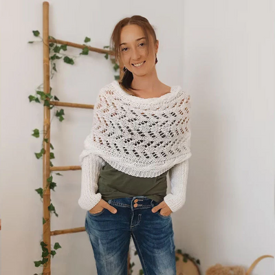 Liliana | Komfortabelt strikket tørklæde l Vanero