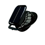 Solhat | Mesh Solhat Med Soldrevet Ventilator Og Bred Skygge | Udendørs Solbeskyttelse | Vanero