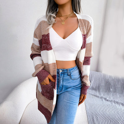 Cardigan | Akryl | Strikket, Komfortabel l Vanero