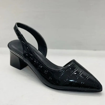 Pernille | Spidstået Slingback Pumps l Vanero