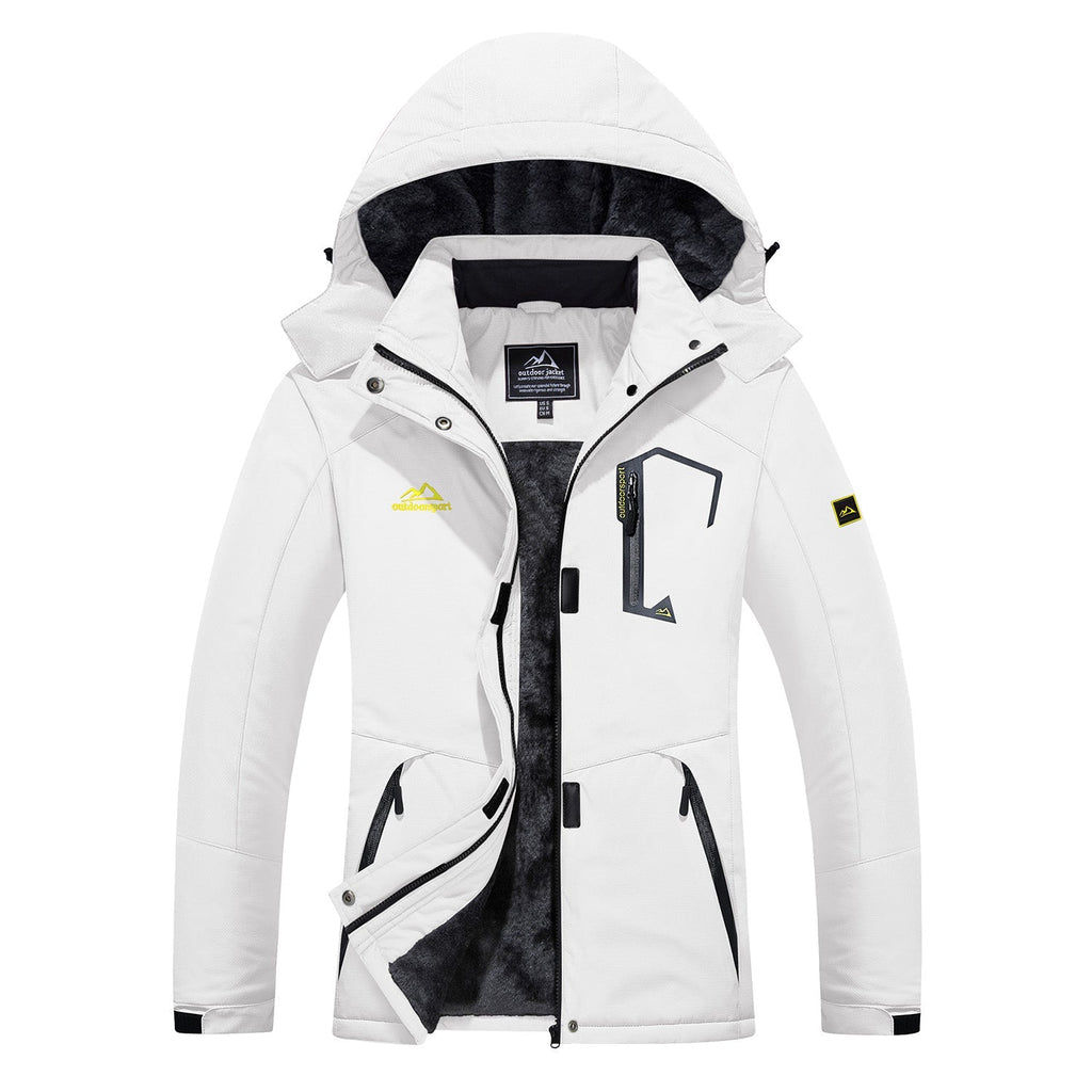 Char Polyester Med Fleecefor | Komfortabel Pasform Vinterjakke | Vandafvisende Hættedesign til Vintersport & Udendørs Brug | Vanero