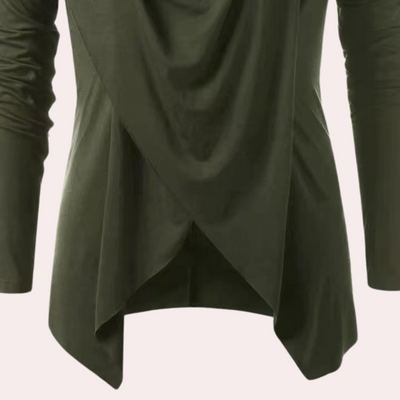 CRAIG l Asymmetrisk Langærmet T-Shirt til Mænd l Vanero