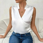 Classic Chic Ensfarvet Top Bomulds-Polyesterblanding | Regular eller Slim Fit | Alsidig Design til Hverdagsbrug | Vanero