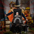 Halloween Skelet Fange Dekoration | Bevægelsesaktiveret Lyd & Bevægelse | Batteridrevet | Vanero
