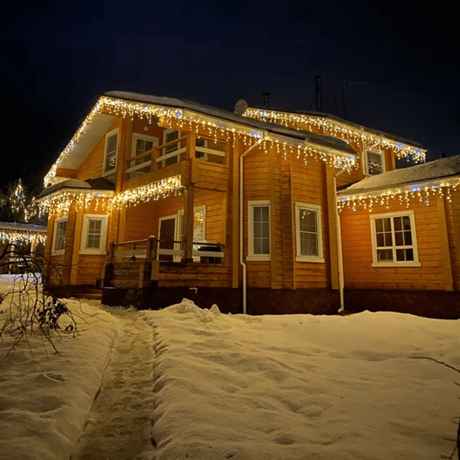 LED Lysgardin | Dekorativ LED Belysning | Indendørs & Udendørs Udsmykning Sæsondekoration | Vanero