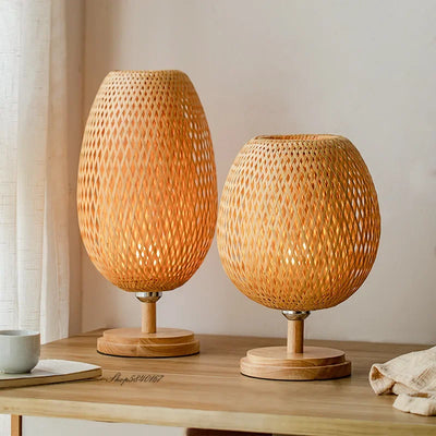 ZenBamboo | Elegant Bordlampe | Vanero