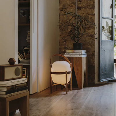 ZenOrb | Minimalistisk Trælampe med Ambient Lys | Vanero