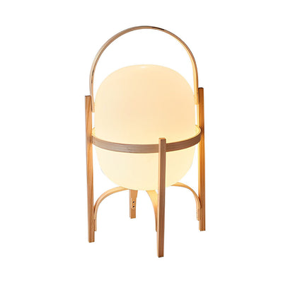 ZenOrb | Minimalistisk Trælampe med Ambient Lys | Vanero