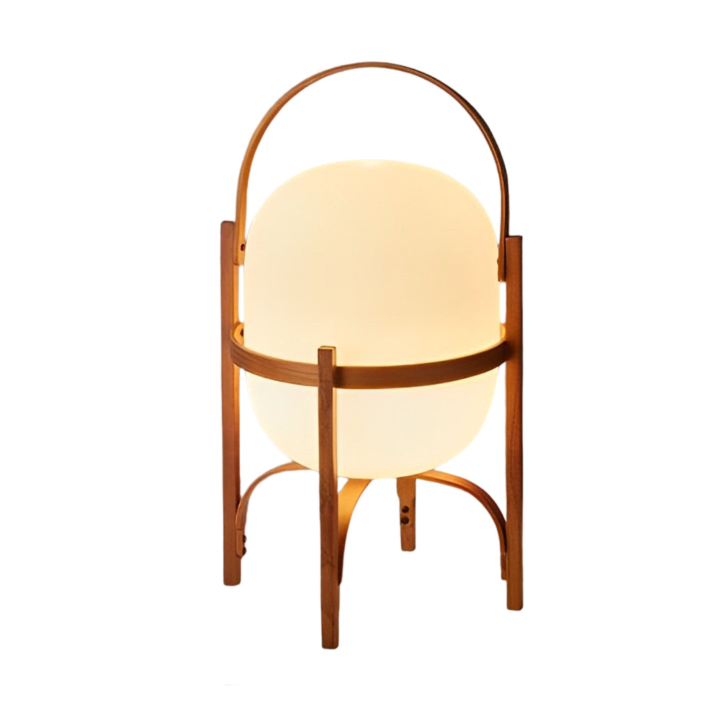 ZenOrb | Minimalistisk Trælampe med Ambient Lys | Vanero