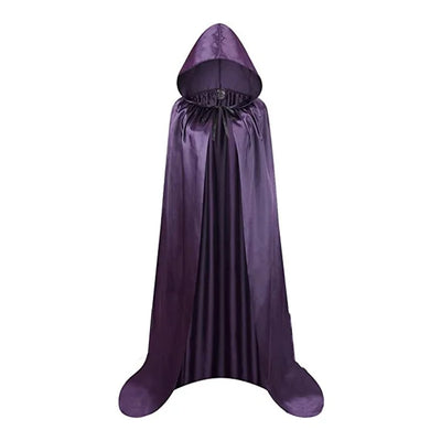 DarkCloak | Sort Unisex Kappe Med Hætte Til Halloween & Cosplay | Vanero