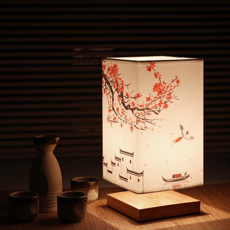 Osaka Lamp | Dæmpbar firkantet bordlampe i japansk stil l Vanero