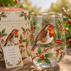 Dekorativt Drikkeglas | Blomstermønster & Filigranlignende Detaljer | Formet Glas Til Borddekoration & Servering Af Drikke | Vanero