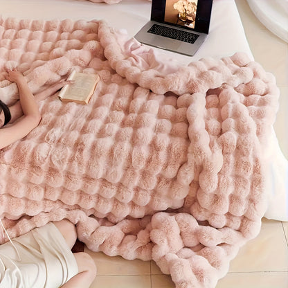 Luna Fleece l Luksus tæppe af imiteret pels l Vanero