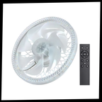 Loftventilator Med LED-Lys | Fjernbetjening Og Justerbare Ventilatorhastigheder | Loftkøling Og Indendørs Belysning | Vanero