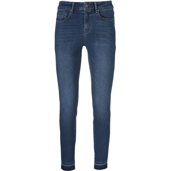 Dame Jeans Bomuld Polyester Elastan | Skinny Fit Højtaljede Jeans | Rå Ankelafslutning Til Hverdagsbrug | Vanero