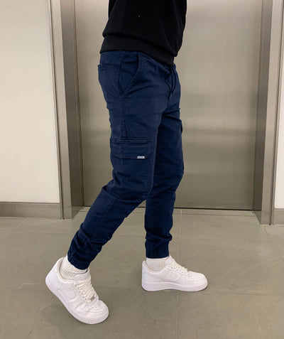 Laurent | Slim Fit Cargo Joggers l Vanero