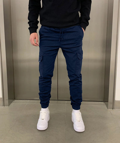 Laurent | Slim Fit Cargo Joggers l Vanero
