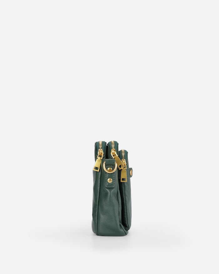 Dame Crossbody Taske PU-Læder | Multi-Rums Rejsetaske Design | Justerbar Rem Til Hverdag & Rejser | Vanero