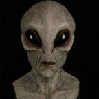 Alien Helhoved Maske Latex & Silikone | Håndmalet Kostumemaske | Til Halloween & Cosplay | Vanero
