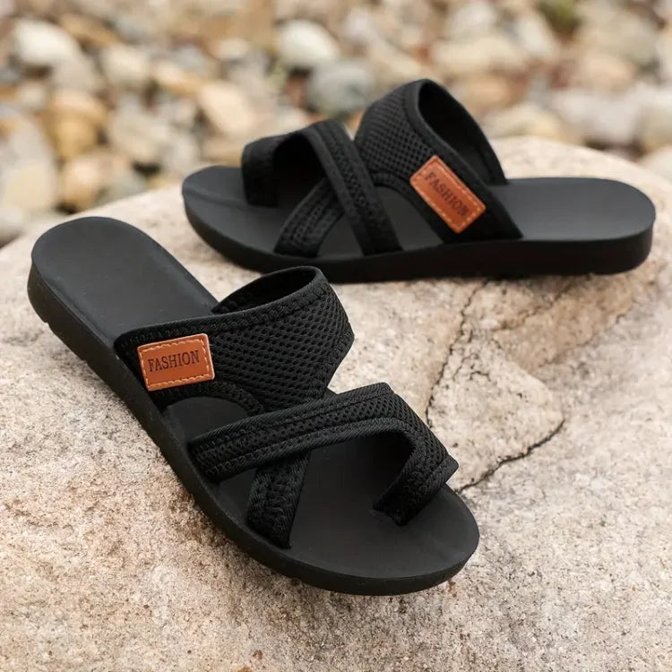 Damesandaler Mesh Tekstil | Fleksibel Pasform Sommersandaler | Perforeret Overdel med Polstret Fodseng til Hverdag & Sommerbrug | Vanero