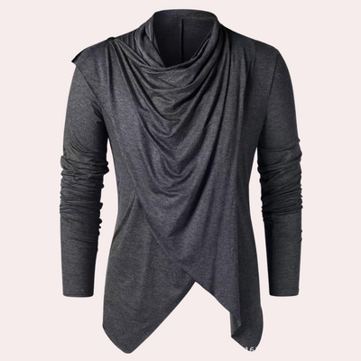 CRAIG l Asymmetrisk Langærmet T-Shirt til Mænd l Vanero