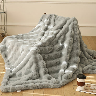 Luna Fleece l Luksus tæppe af imiteret pels l Vanero