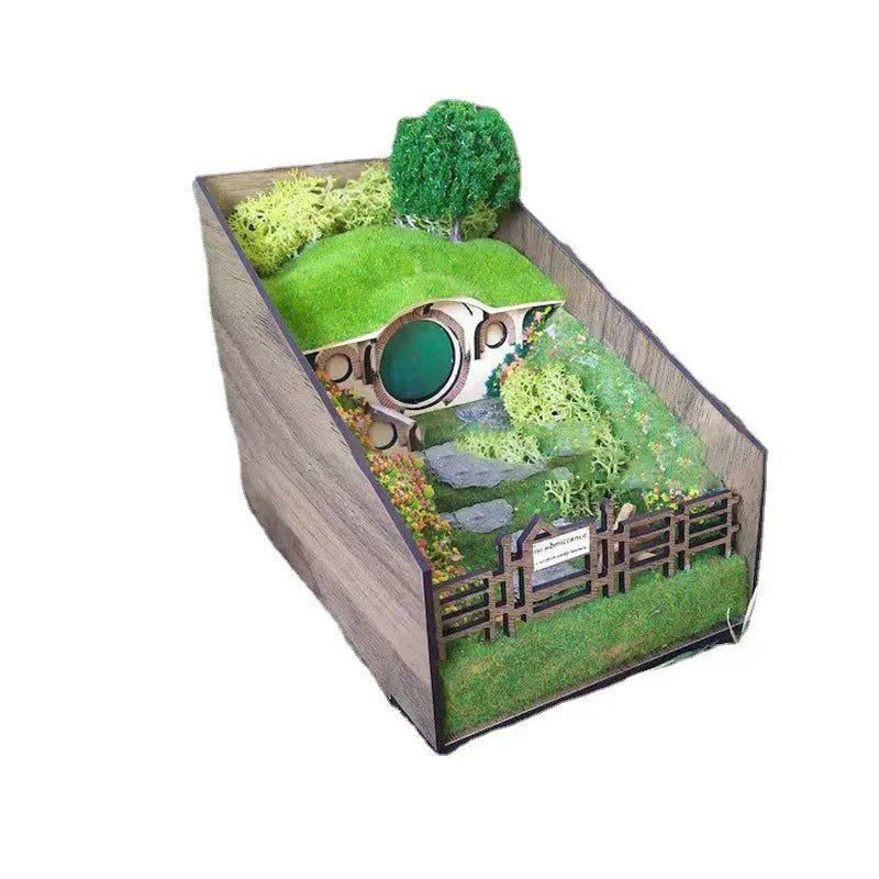 MiniScape Bogstativer | Håndlavede Dekorative Bogholdere med Mikrolandskabsdesign | Vanero