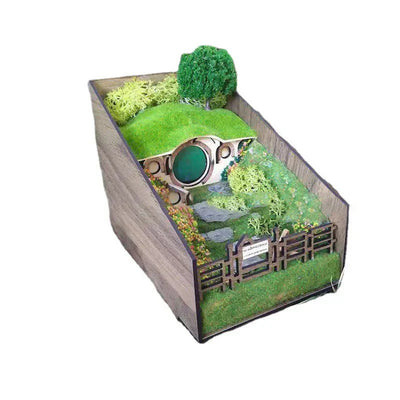 MiniScape Bogstativer | Håndlavede Dekorative Bogholdere med Mikrolandskabsdesign | Vanero