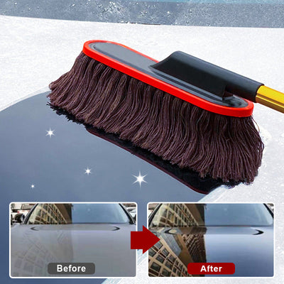AutoDuster Pro | Lackschonender Auto-Staubwischer Mit Teleskopgriff | Vanero
