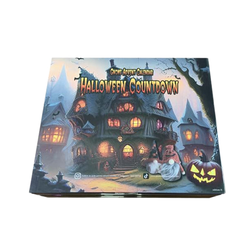 SpookyGnome | Halloween Adventskalender Med Plyssgnomer 31 Dage | Vanero