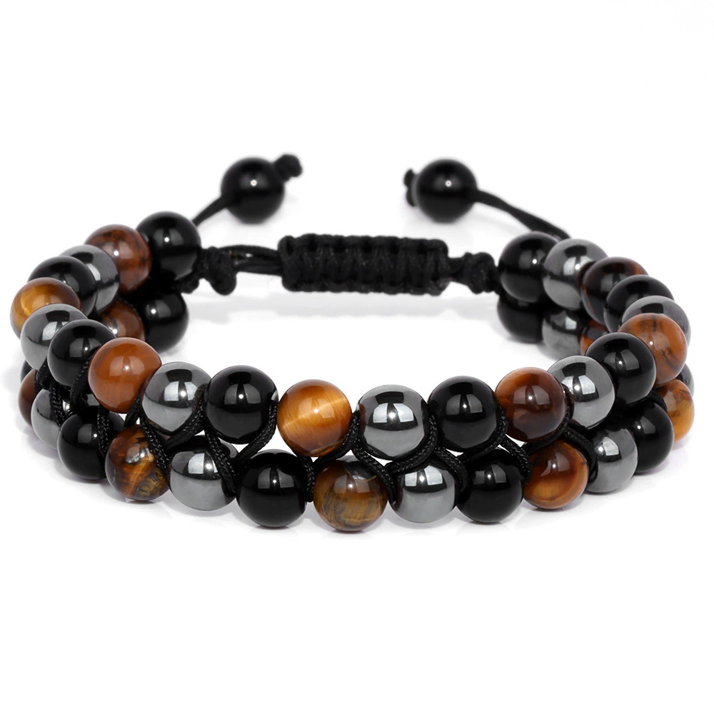 Jewelance  ProtectionBracelet | Dobbelt Lag Tiger's Øje Beskyttelse Armbånd | Vanero