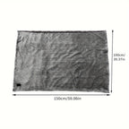12V Elektrisk Varmetæppe | Polyesterflannel & Overophedningsbeskyttelse | 72W Biltæppe Til Bil, Lastbil, SUV & Campingvogn | Vanero