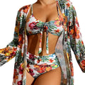 Bikinisæt | Tredelt Badetøjssæt | Halterneck Design | Strand- & Feriebrug | Vanero