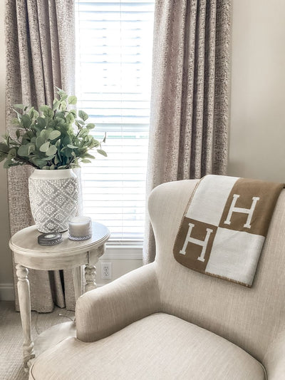Isabelle | Luksuriøst Uld-Kashmir Tæppe med Elegant Blød Finish | Vanero