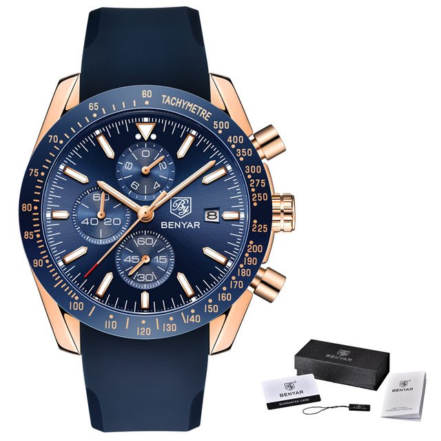 Wristwatch l Vandtæt kvartsur til mænd l Vanero