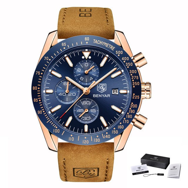 Wristwatch l Vandtæt kvartsur til mænd l Vanero