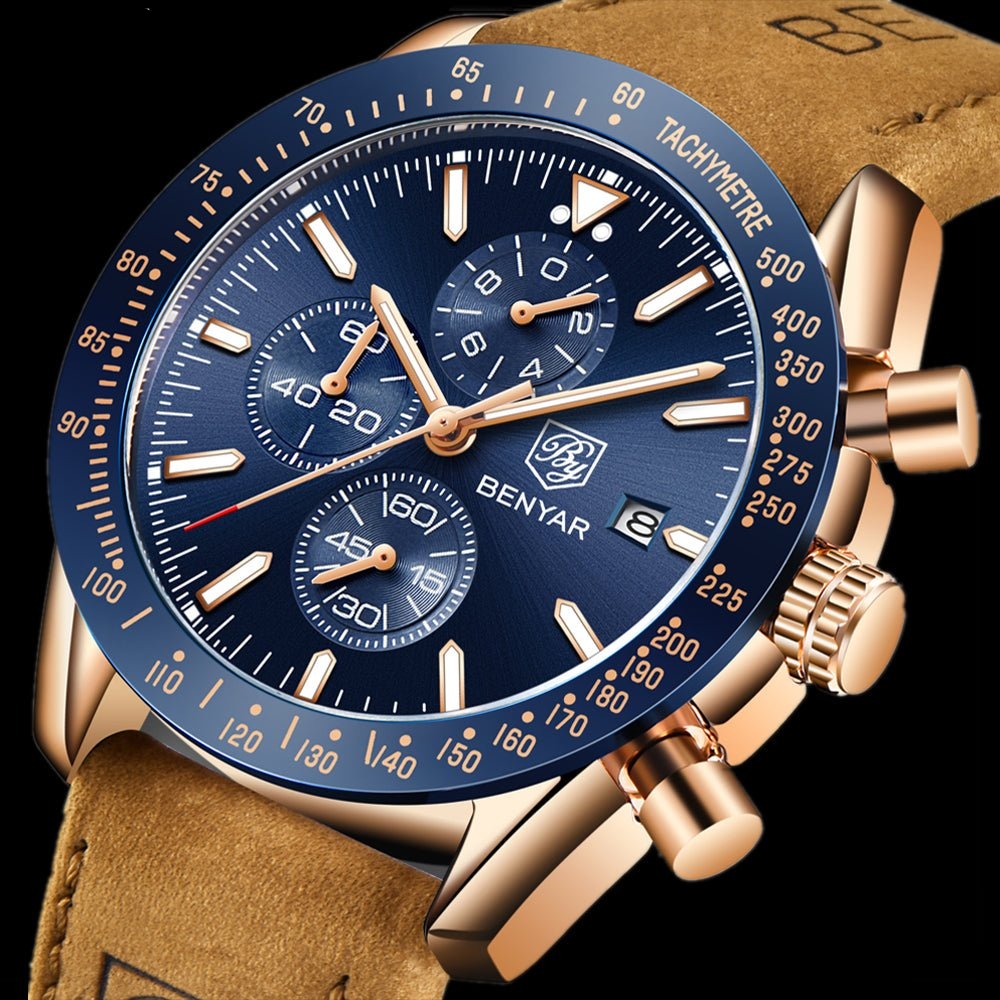 Wristwatch l Vandtæt kvartsur til mænd l Vanero