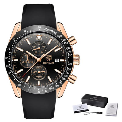 Wristwatch l Vandtæt kvartsur til mænd l Vanero