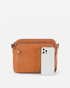 Dame Crossbody Taske PU-Læder | Multi-Rums Rejsetaske Design | Justerbar Rem Til Hverdag & Rejser | Vanero