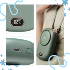 Bladløs Nakkeventilator Med USB-Genopladeligt Batteri | Justerbar Luftstrøm Og Håndfri Køling | Bærbar Personlig Ventilator | Vanero