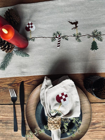 Bordløber Jul Nostalgi | 30x180cm | Vanero