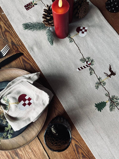 Bordløber Jul Nostalgi | 30x180cm | Vanero